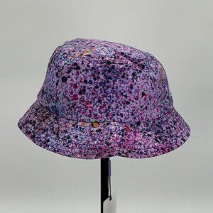MCQ By Alexander McQueen Purple Hyper Speckle Women's Size M Bucket Hat NWT
